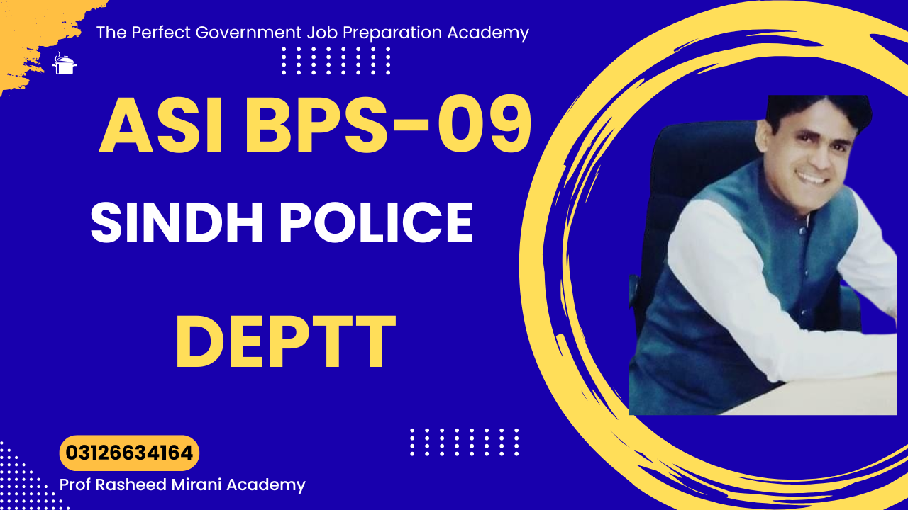 ASI Sindh Police — SPSC
